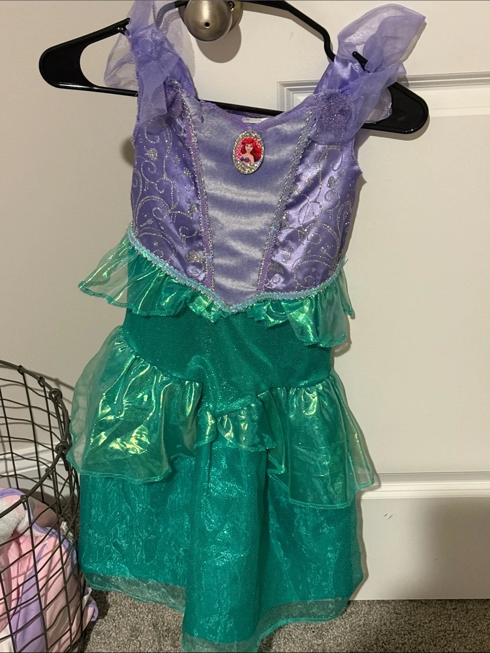 Disney Purple and Green Ariel-Inspired Mermaid Dress Costume